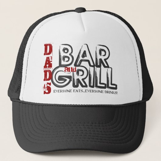 Vaters Bar und Grill Trucker Hat Truckerkappe (Vorderseite)