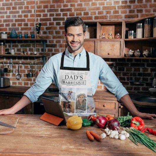 Vaters Barbeque | GRILLEN des Vaters Schürze