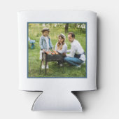 Vaters Barbeque | Vatertag GRILLEN Foto Dosenkühler (Rückseite)