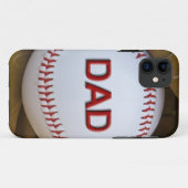 Vaters Baseball Case-Mate iPhone Hülle (Rückseite (Horizontal))