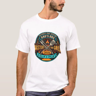 Vaters BBQ Meister Des Grills Tag Des Vaters T-Shirt