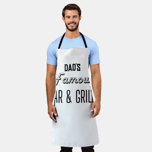 Vaters berühmte Bar & Grill Funny Grillen Schürze (Getragen)