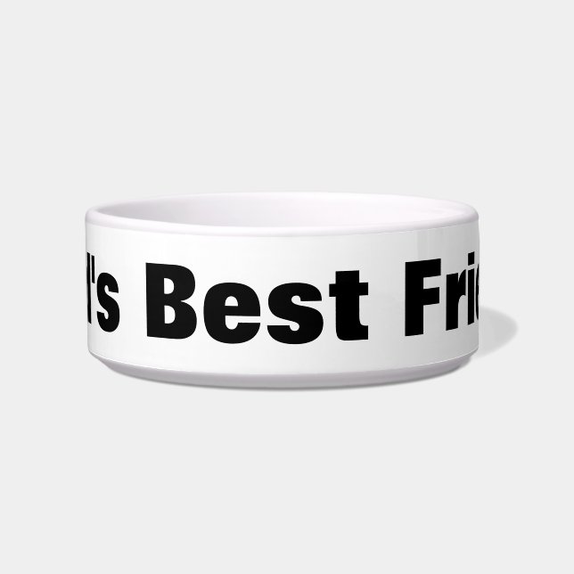 Vaters bester Freund Pet Bowl Napf (Vorderseite)