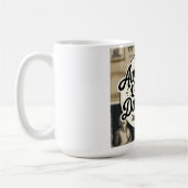 Vaters Bestste Errungenschaft-Vintag-Tochter-Abzei Kaffeetasse (Links)