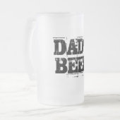 Vaters Bier-Tasse Mattglas Bierglas (Vorderseite Links)