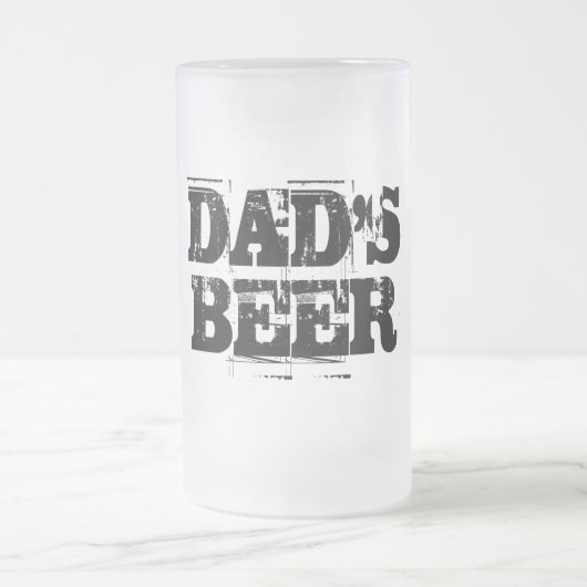 Vaters Bier-Tasse Mattglas Bierglas (Mittel)