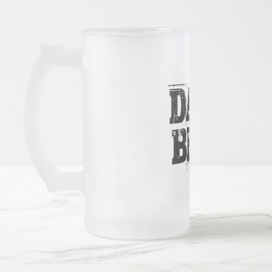 Vaters Bier-Tasse Mattglas Bierglas (Links)