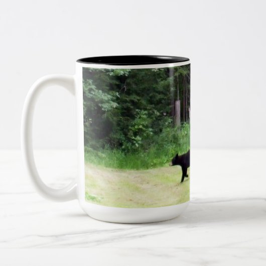 Vaters Black Bear Zweifarbige Tasse (Links)