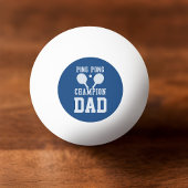 Vaters Blue Ping Pong Champion Custom Ball Tischtennisball