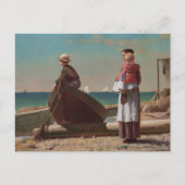 Vaters Coming Winslow Homer Fine Art Postkarte (Vorderseite)