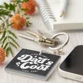 Vaters Cooler sonniger Vater (Matches Sons Cooler) Schlüsselanhänger (Vorderseite rechts)