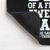 Vaters Dad Of Gi Personalisierter Name Lustiger Va Mousepad (Ecke)