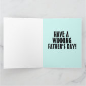 VATER'S DAY FUNNY TRUMP BIG GREETING CARD KARTE (Innenseite)