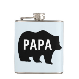 VATER'S DAY GRIZZLY BEAR Flask Flachmann