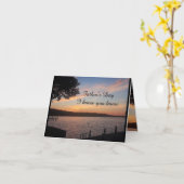 VATER'S DAY ICH WEISS, DASS SIE WISSEN KARTE (Gelbe Blume)