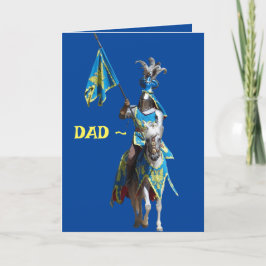 VATER'S DAY KNIGHT CARD DANKESKARTE