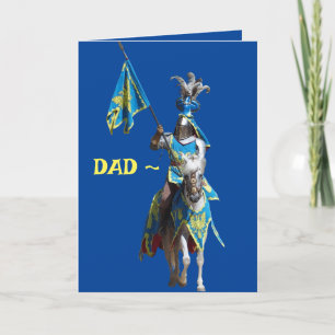VATER'S DAY KNIGHT CARD DANKESKARTE
