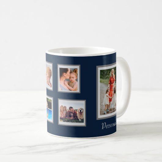 VATER'S DAY MEMORY FOTOS EASY FILL KAFFEETASSE (VorderseiteRechts)