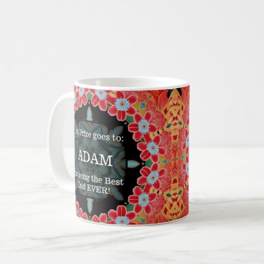 VATER'S DAY - PERSONALISIERTES MUG - 1. PREIS - RO KAFFEETASSE (Vorderseite Links)