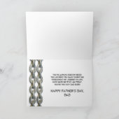 VATER'S DAY - SCHWERE KETTEN - VATER- SCHWARZ/META KARTE (Innenseite)