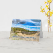 VATER'S DAY - SON-in-Law - STRAND/OCEAN/DUNES/SZEN Karte (Gelbe Blume)