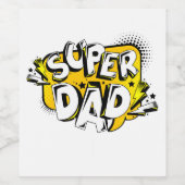 VATER'S DAY TSHIRT WEINETIKETT (Einzelnes Label)