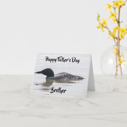 "VATER'S DAY" ZU EINEM BRUDER VON EINEM COOLEN COO KARTE (Gelbe Blume)