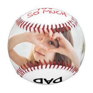 Vaters des Tages-Fotocollage 'Größter Vater der We Baseball