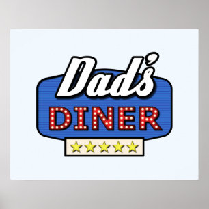 Vaters Diner - Funny Zuhause Koch Poster