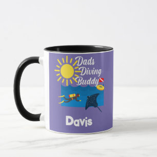 Vaters Diving Buddy Design - Combo-Tasse Tasse