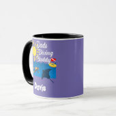 Vaters Diving Buddy Design - Combo-Tasse Tasse (Vorderseite Links)