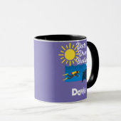 Vaters Diving Buddy Design - Combo-Tasse Tasse (VorderseiteRechts)
