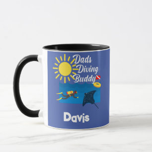 Vaters Diving Buddy Design - Combo-Tasse Tasse