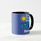 Vaters Diving Buddy Design - Combo-Tasse Tasse (VorderseiteRechts)