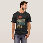 Vaters Ehemann Wettermoderator Held T-Shirt (Vorne ganz)