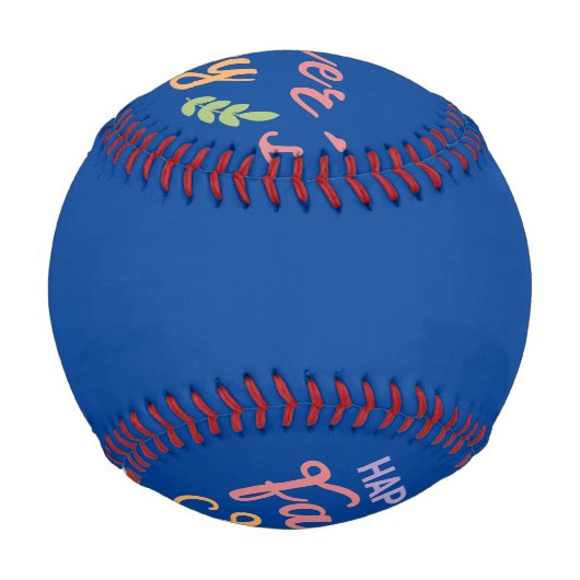 Vaters eigenes Special Baseball; Glücklicher Vater Baseball (Rückseite)