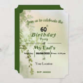 Vaters Einladung zum Geburtstag (Vorne/Hinten)