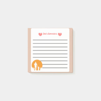 Vaters Erinnerungen Personalisierter Vatertag Post-it Klebezettel