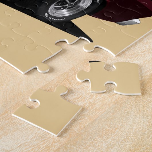 Vaters Falken Muscle Car Garage Jigsaw Puzzle (Seite)