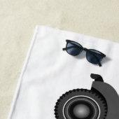 Vaters Funny Beach Handtuch Garage LKW Bierweine (Beispiel)