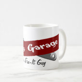 Vaters Garage Fix It Vatertag Tasse (VorderseiteRechts)