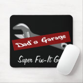Vaters Garage Mr. Fix It Vatertag Mousepad (Mit Mouse)