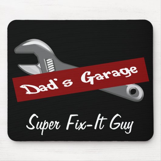 Vaters Garage Mr. Fix It Vatertag Mousepad (Vorne)