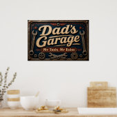 Vaters Garage Poster (Küche)