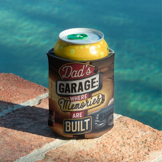 Vaters Garage Retro Vintages Autozeichen Dosenkühler (In Situ Pool)