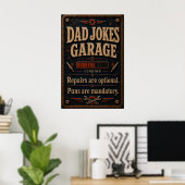 Vaters Garagenposter Poster (Heimbüro)