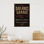 Vaters Garagenposter Poster (Küche)