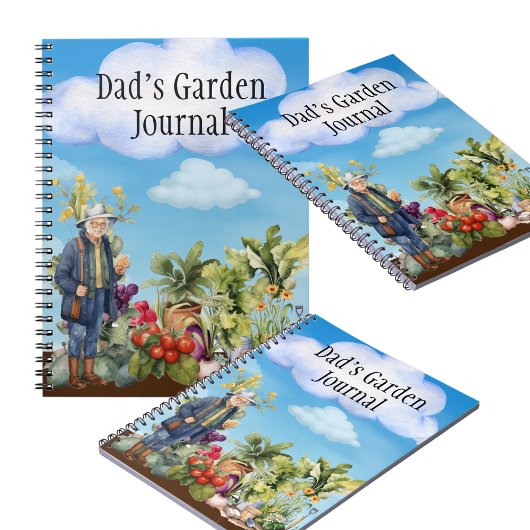 Vaters Garden Journal Weihnachtsgeschenk Notizblock