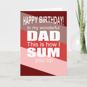 Vaters Geburtstag Karte