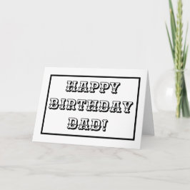 Vaters Geburtstag, Kinderfarbe in Buchstaben Karte